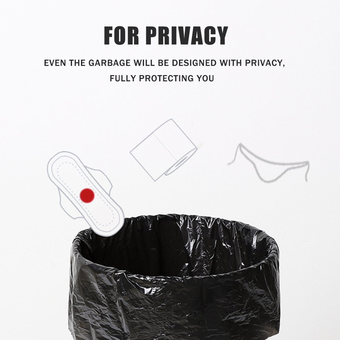 45x50cm Household Thicken Garbage Bags Disposable Environmental Storage Bag Multicolor Trash Bags Large Leak-proof Waste Bag
