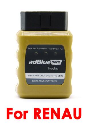 Scanner pour renault t/For IVEC-O, 8 types de camions, émulateur Adblue NOX VIA OBD OBD2, Interface de diagnostic: For Renaul-t