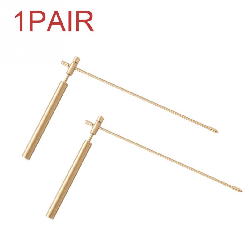 1Pair Adjustable Detachable Detector Tool Handheld Opening Dowsing Rod Dragon Acupoint Portable Seeking Outdoor Water Witching