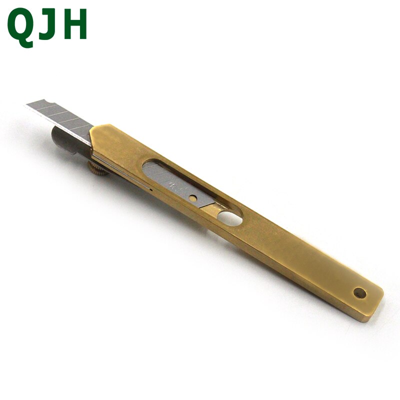 Cuchilla para cortar cuero, duradera, 1 Uds., DIY, herramientas de corte de cuero, cuchilla para manualidades, Cuchilla de recorte de cobre con hoja de cuero