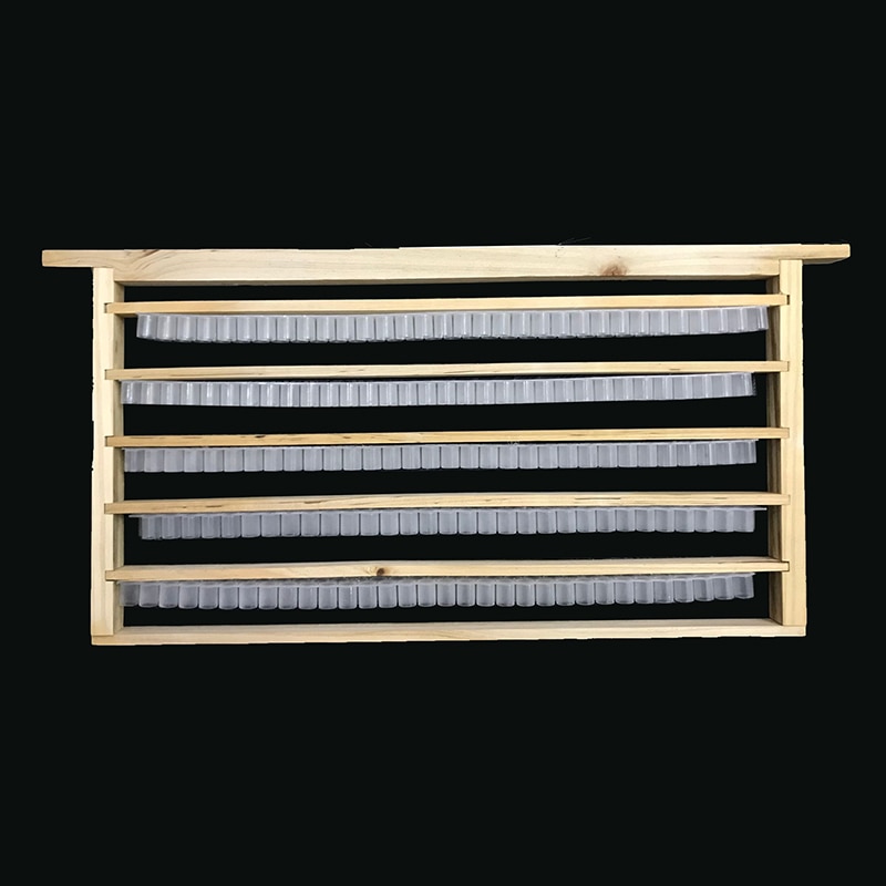 5pcs Royal jelly frame rearing queen bee cultivation Installation of double row royal jelly storage strip beekeeping tools