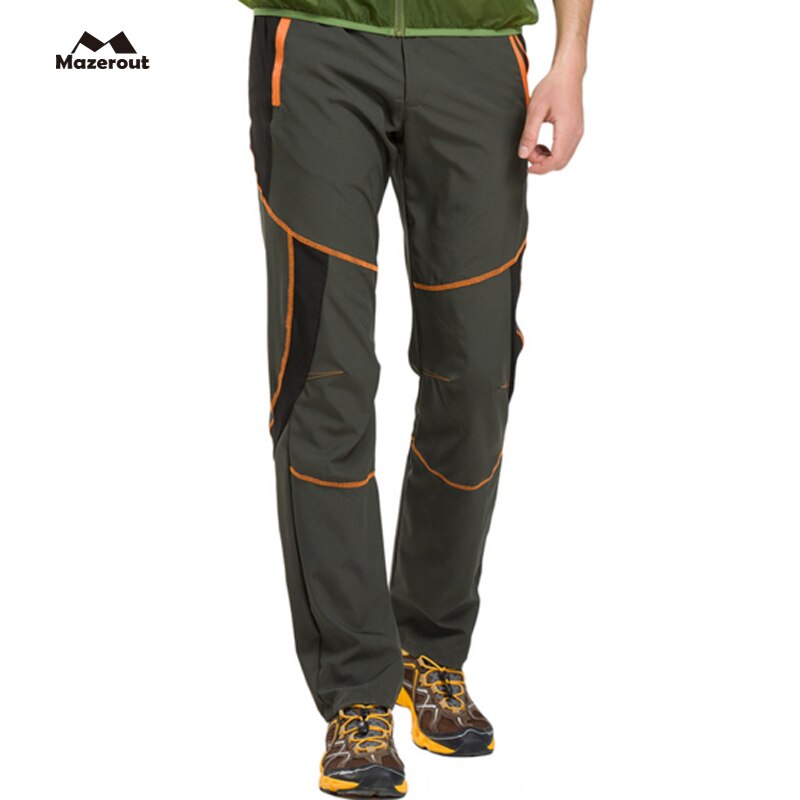 MAZEROUT 3XL homme été pêche pantalon randonnée pantalon hommes plein air Trekking respirant séchage rapide camping pantalon grande taille P21