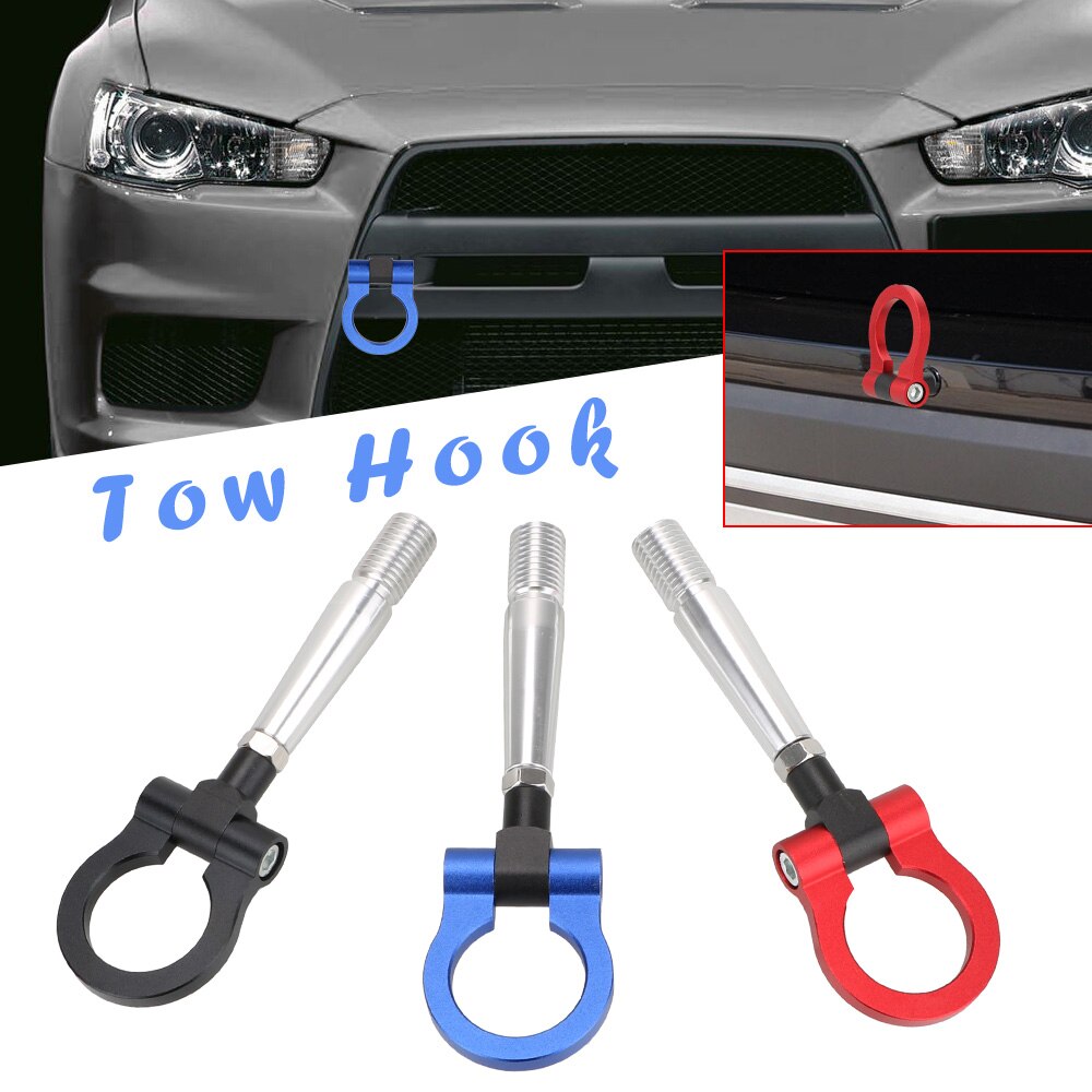 Vehicle Towing Hook Trailer Towing Bar Car Racing Tow Hook Car Auto Rear Front Trailer For Mitsubishi Lancer EVO X 10
