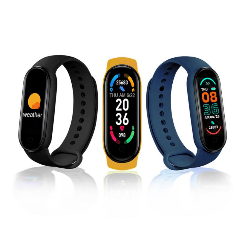 M6 Smart Horloge Fitness Tracker Hartslag Bloeddrukmeter Kleur Screen Smart Armband Voor Mobiele Telefoon Fitness Armband