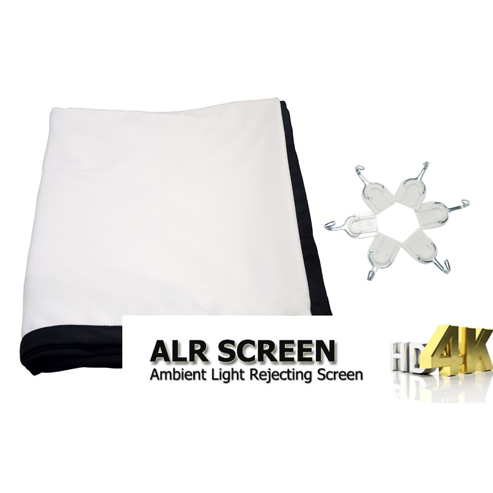 VCHIP120 inch Portable Projector Screen Anti-Light Curtain 16:9 3D HD Projection For Home Theater Office Outdoor