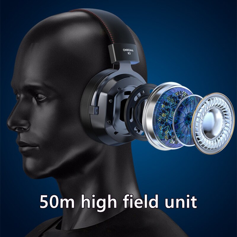 ONIKUMA-K3 gamingowy zestaw słuchawkowy 3.5mm słuchawki przewodowe z głowicą i RGB lampa kolorowa 360 ° Pick up Vioce Micphone na PC Laptop