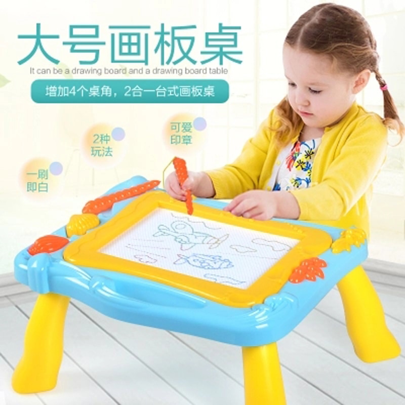 Multi-Function Big Size Painting Graffiti Board Toys ABS Material Magnetic Educational Write&amp;Drawing Board Desk Toy For Children