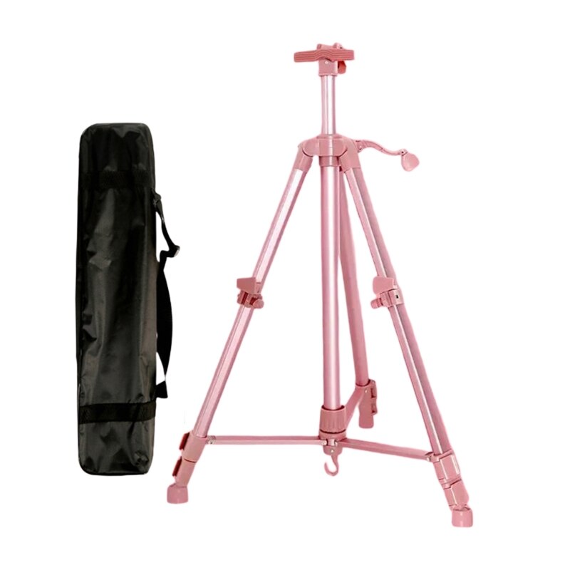 Chevalet en alliage d&#39;aluminium de couleur, petite manivelle Portable, réglage de la hauteur télescopique, pliable, support de planche à dessin, trépied
