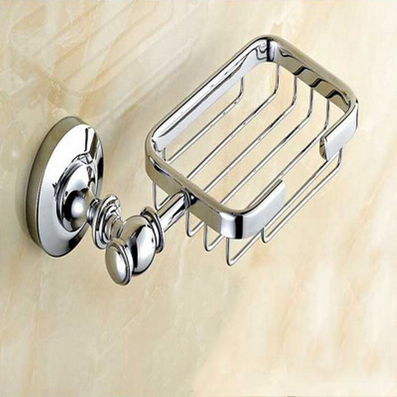 Bathroom Accessories Chrome Brass Collection, Towel Ring, Paper Holder, Toilet Brush, Coat Hook, Bath Rack, Soap Dish aset005