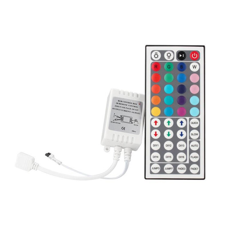 24 Toetsen Ir Rgb Controller Voor 5050 Rgb Led Strip DC12V 72W 44 Toetsen Ir Rgb Controller