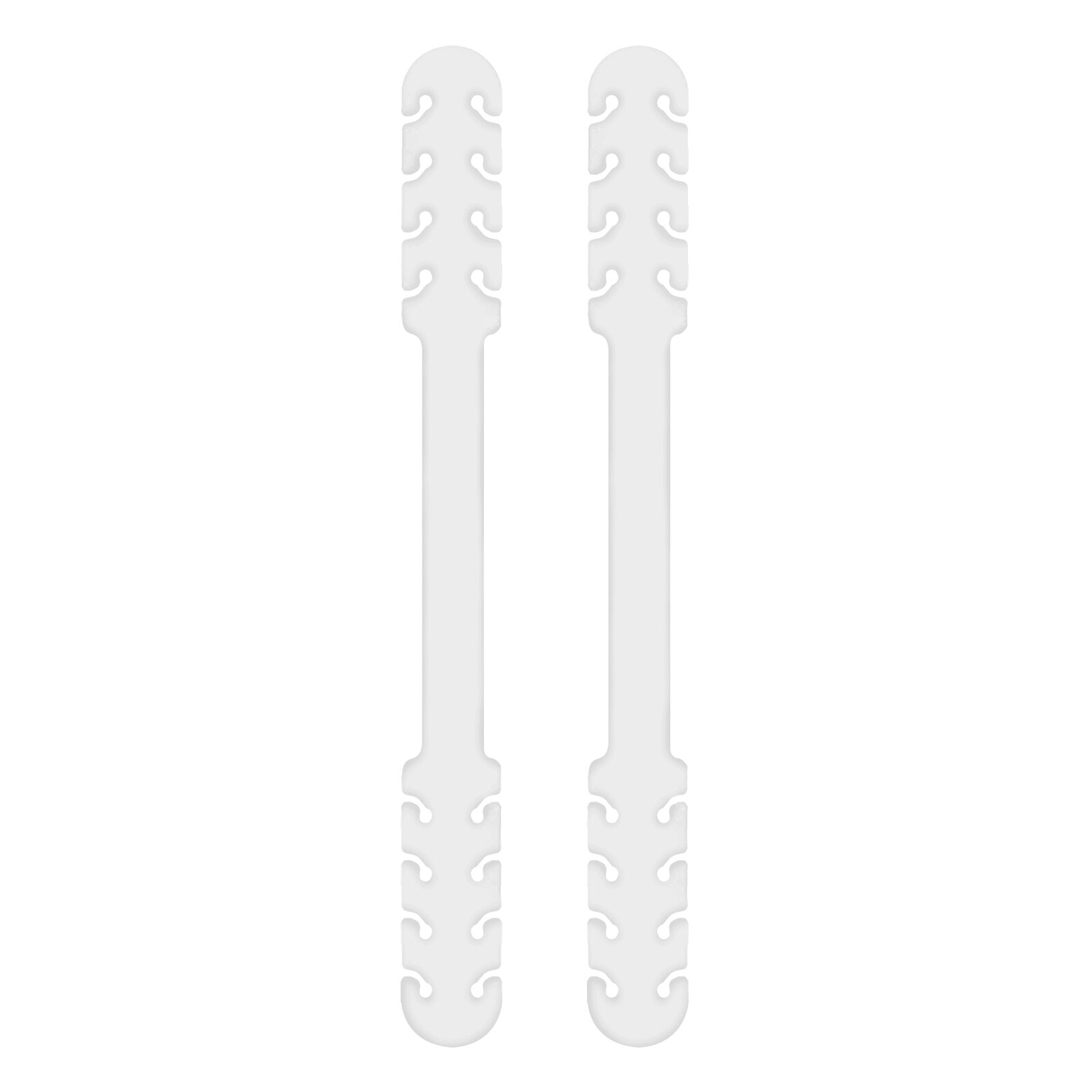 TBOC Salva orejas para Mascarillas Extensor Ajustable [Pack 2 Piezas] Correa Antideslizante Silicona Sujetar Cuello Salvaorejas: Blanco