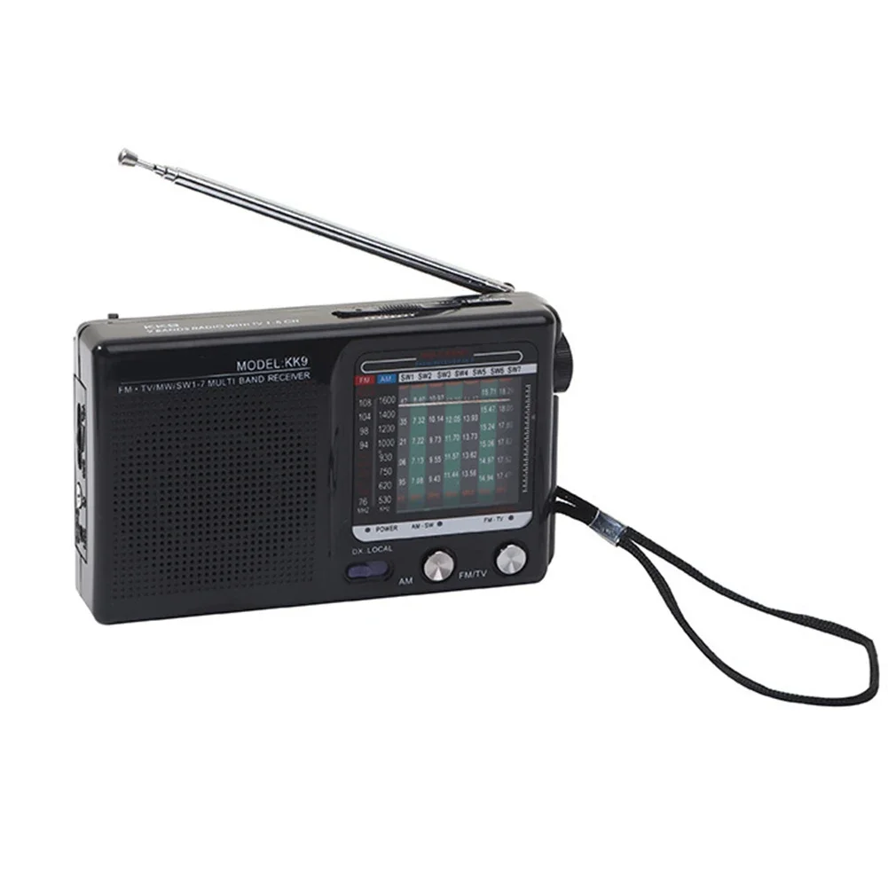 ABS AM FM Radio meteorologica alimentata a batteria Design compatto Suono di alta qualità Mini portatile alimentato a batteria