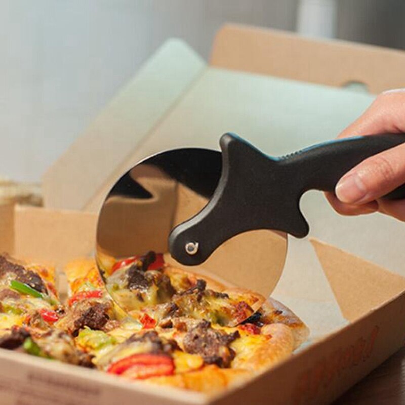 Verdikte Pizzasnijder Plastic Handvat Roller Snijden Pizza Tool Keuken Accessoires