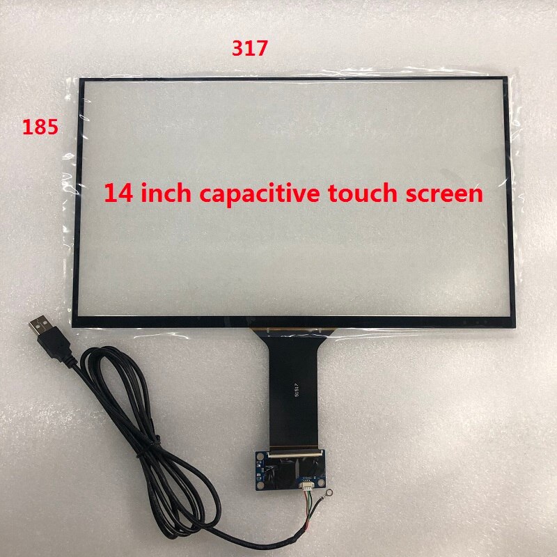14 Inch Capacitieve Touchscreen Panel Linux Android Win Systeem Plug En Play Gratis Drive G + G Structuur