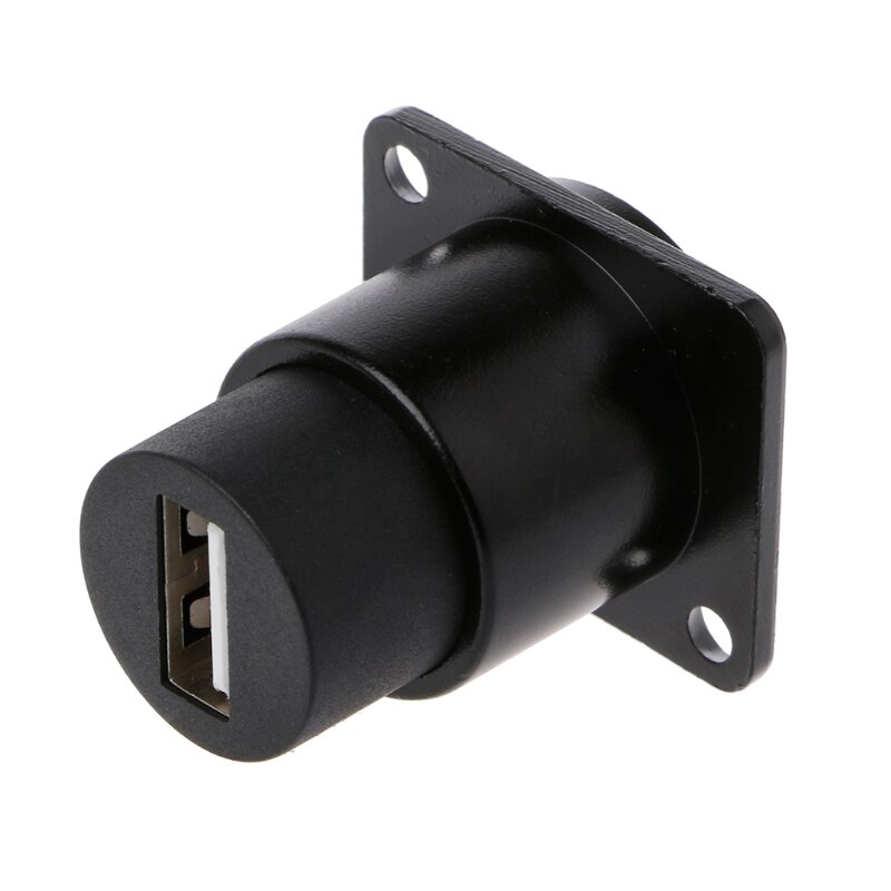 USB 2.0 D type Female To Female Module Socket Data Line Conversion Connector Panel Mounting USB Socket D Type Module Socket