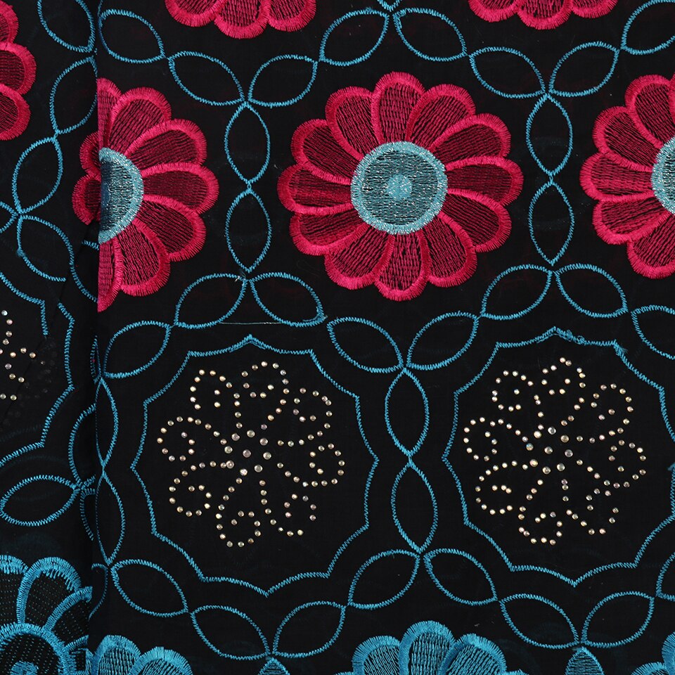 Nigeria lace fabric lace cotton lace African nigerian laces for women dresses KS2978B-1