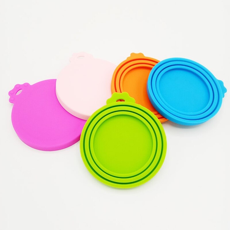 Reusable silicon Magic lids universal lid cat dog pet food wrap bowl pot lid silicone cover