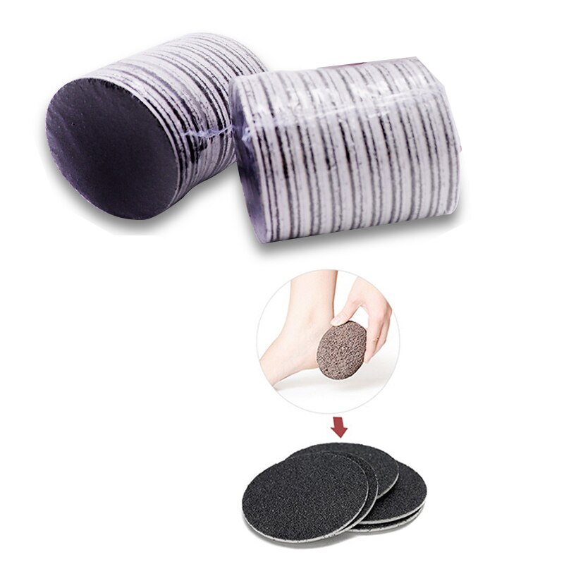 120 pièces de rechange papier abrasif disques Pad pour électrique pied fichier callosités dur mort peau dissolvant meulage pédicure outil