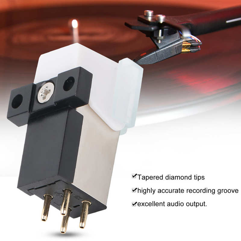 Moving Magnetic Cartridge Stylus with Vinyl Needle for Turntable Record Player Accessories Magnetic Cartridge Stylus