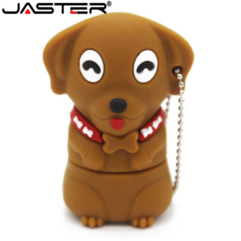 JASTER Del cucciolo Del Fumetto Del USB Flash Drive Pen Drive 32GB 64GB Pendrive 4GB 8GB 16GB Flash scheda di memoria Memory Stick