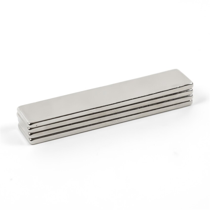 U-JOVAN 4 Stuks 50X10X2 Mm N35 Super Sterke Kleine 50*10*2Mm Neodymium magneten Zeldzame Aarde Krachtige Magneet