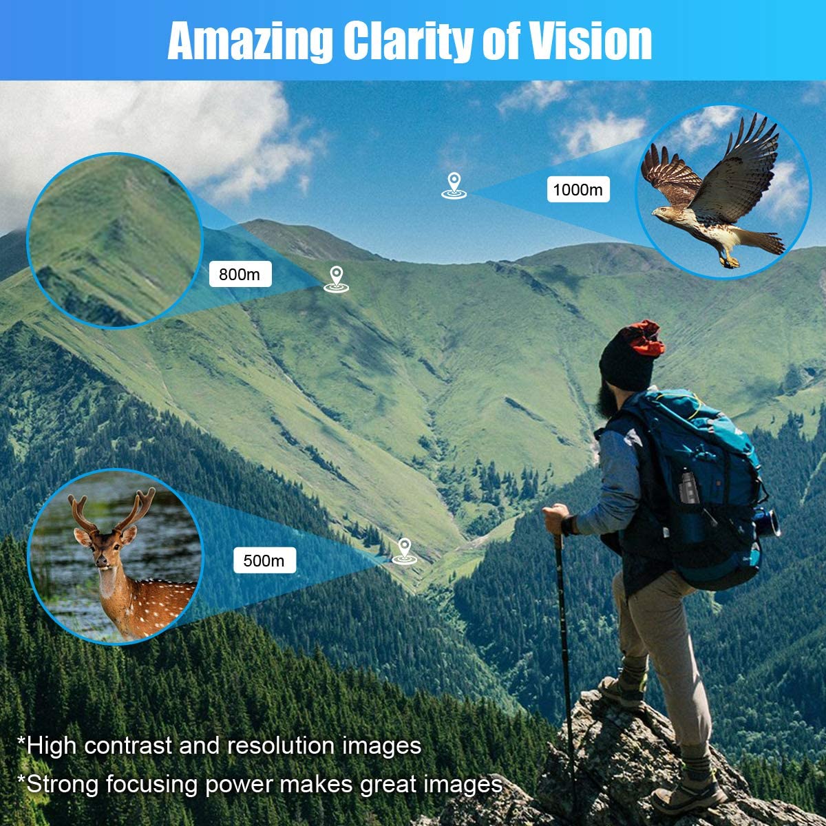 40x60 Hd Monocular Telescope Phone Camera Zoom Lense With Smartphone Holder &amp; Tripod бинокльWaterproof Telescope For Camping