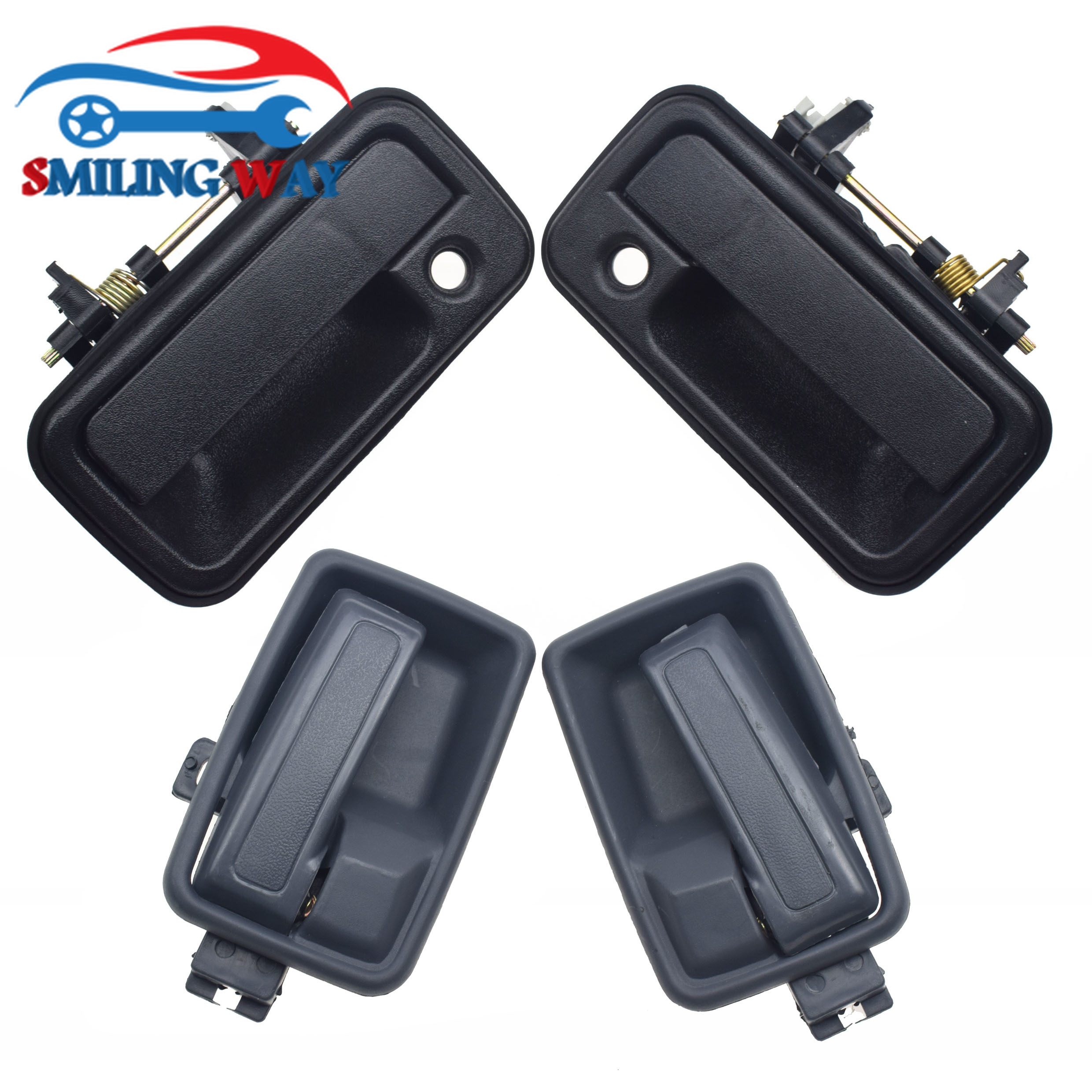 Manija de puerta Interior y Exterior para Isuzu Trooper, manija delantera izquierda derecha, Kit LH RH para camioneta, Amigo, Rodeo y Honda, pasaporte