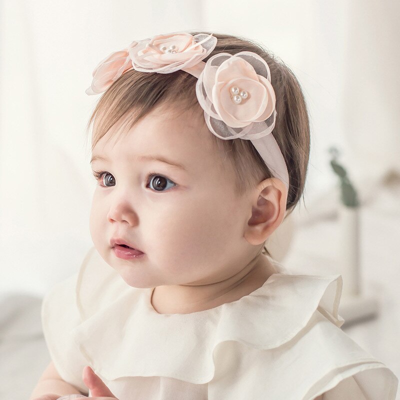 Baby Girls Kids Headbands Turban Newborn Hairband Baby Headband Flower Girls Pink Ribbon Hair Bands Hair Accessories Jewelry