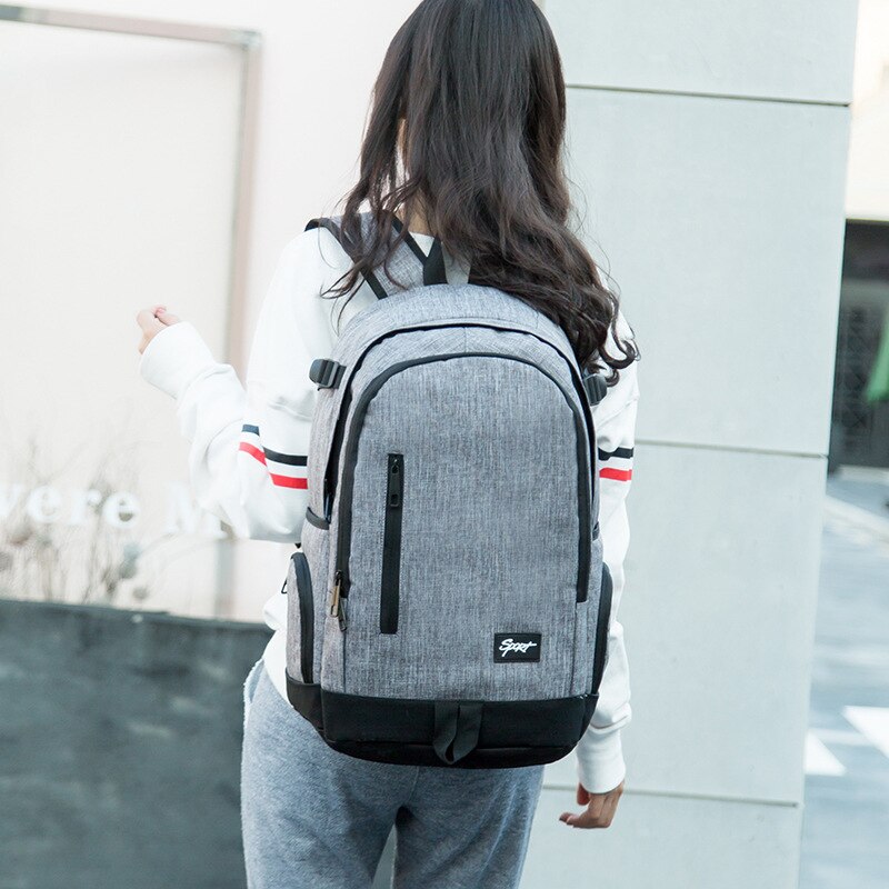 Ohmelody Men Women Carry on Travel Backpack Business 17 in Laptop Backpack Back to School for College Middle School Students: 1107Grey