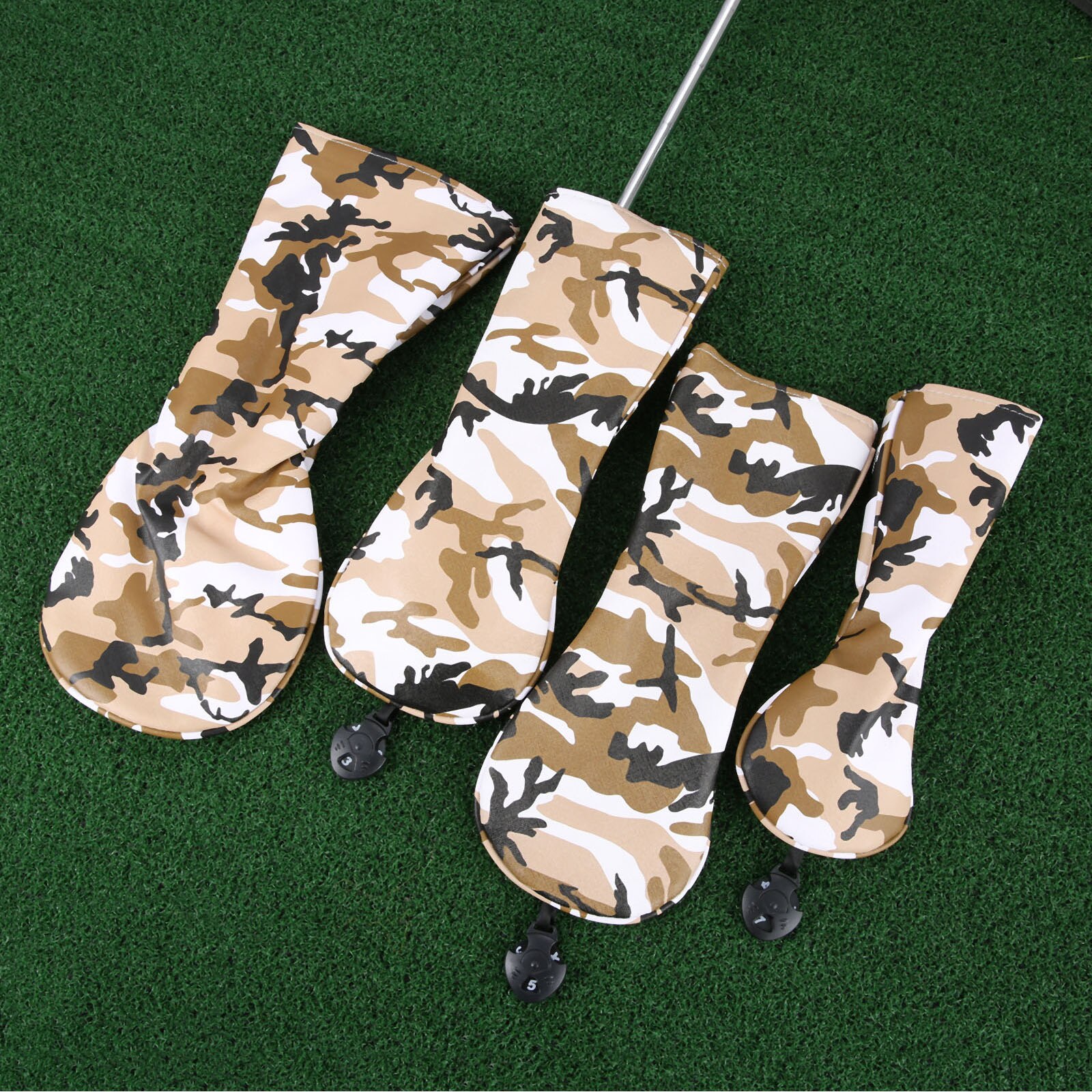4 stk vanntett pudder golfklubb hodeksett sett . 1, 3, 5,  ut golf tre sjåfør klubb hoder deksel beskytter