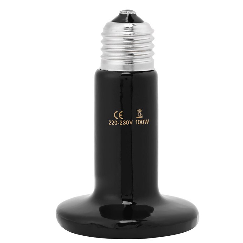 Tartarughe Rettile Lampada di Riscaldamento A Raggi Infrarossi Riscaldatore di Ceramica Anfibi Lucertole Chioccia Lampadina Riscaldata E27 50W 60W 75W 100W 150W: 100W Style1