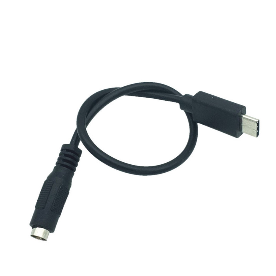 DC 5.5 X 2.1mm Female Male jack to Type-C USB 3.1 Male Plug cable DC Power Connector Adapter DC to Type c male 3A 0.2M