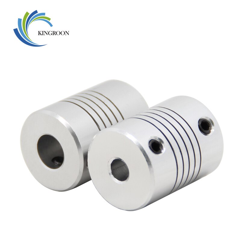 Kingroon 1pc 3d printer 5 x 8 x 25mm flexibele askoppeling stappenmotor flexibele askoppelingen 10 maten 3d printeronderdelen