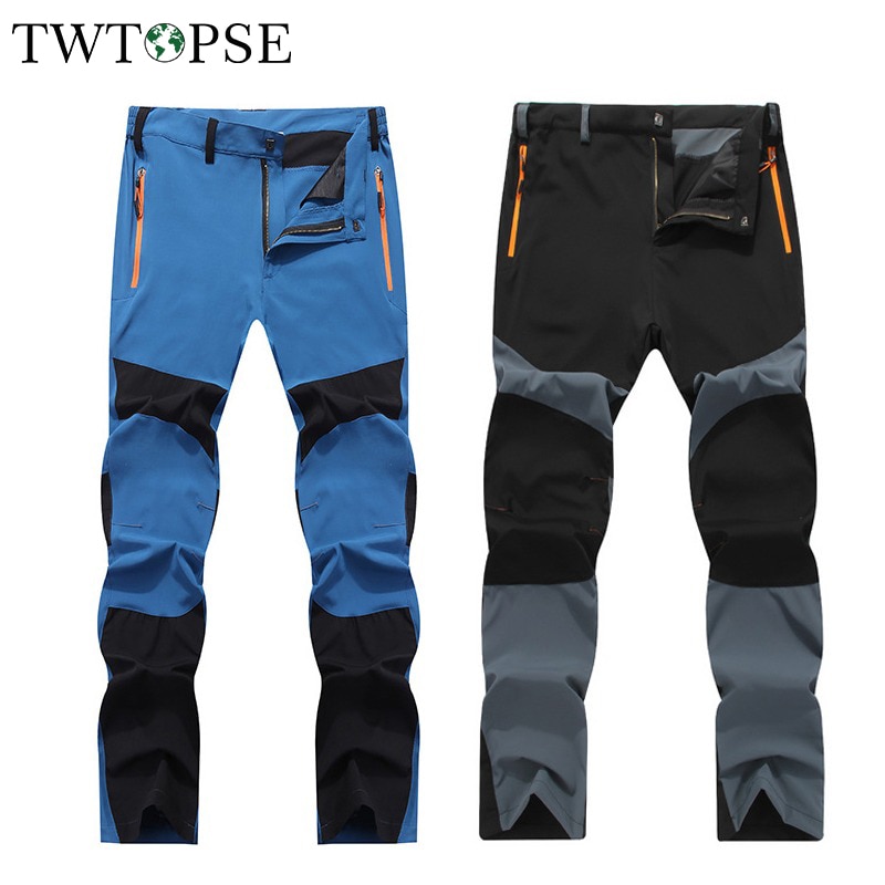 TWTOPSE Men Summer Quick Dry Pants UPF 40+ Anti-UV Elastic Durable Trousers Cycling MTB Bike Bicycle Camping Hiking Sport Pants