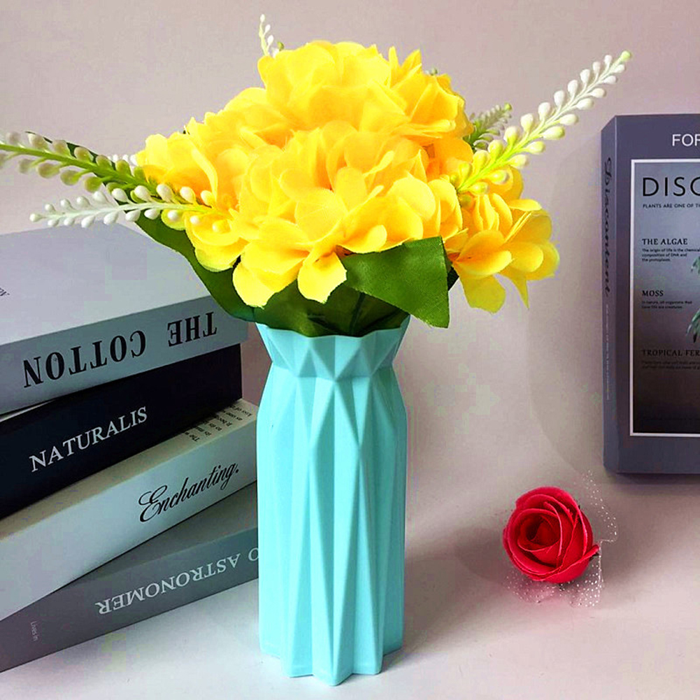 Geometric Origami Vase Flower Arrangement Pot Container Home Office Table Decor Arrangement Pot Vase Decoration Home Flower 