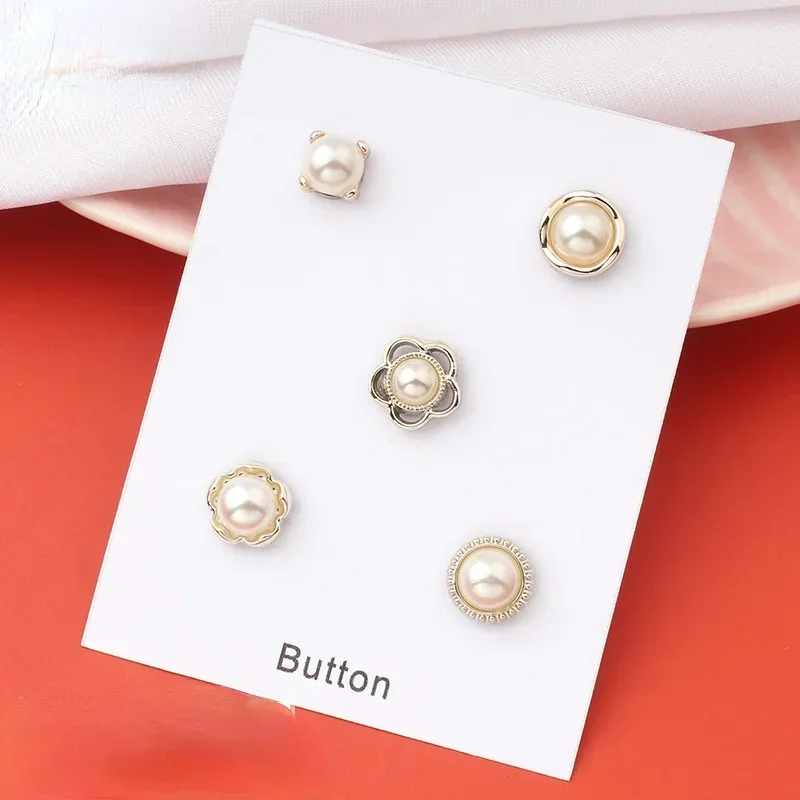 1 set säkra hijabnålar metall pärla magnet broscher knappar kristall magne sjal skjorta krage nål smycken för kvinnor: 2