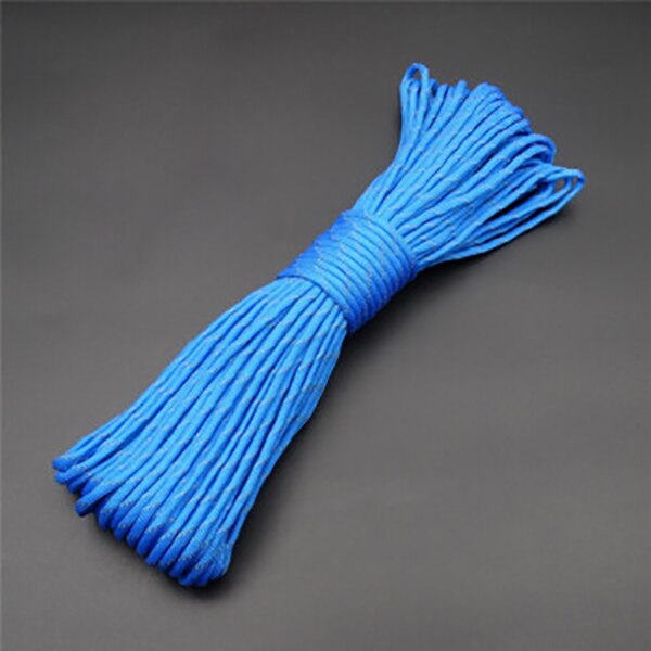 100 Meter Paracord Reflecterende 4 Mm 7 Strand Paracord Core Outdoor Camping Corda Parachute Cord Lanyard Tent Touw Multifunctionele: Reflective 0312