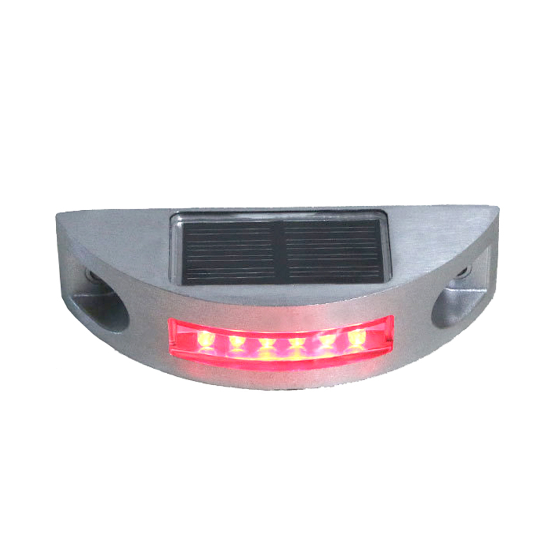 IP68 Wasserdichte Solar Powered Road Stud LED Licht straße Reflektierende Boden Licht Warnung Licht