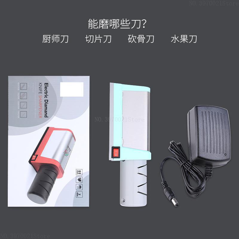 Professionele Elektrische Keuken Messenslijper Slijpsteen Met 3 Fasen Diamant Wolfraam Staal Keramische EU Plug