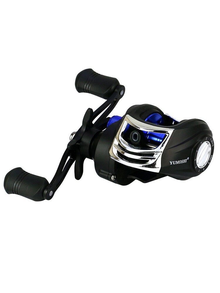 AK200 moulinet de pêche trois couleurs Baitcasting bobine empêcher la ligne frite 18 + 1BB résistant à l'usure AllMetal culbuteur carpe matériel de pêche