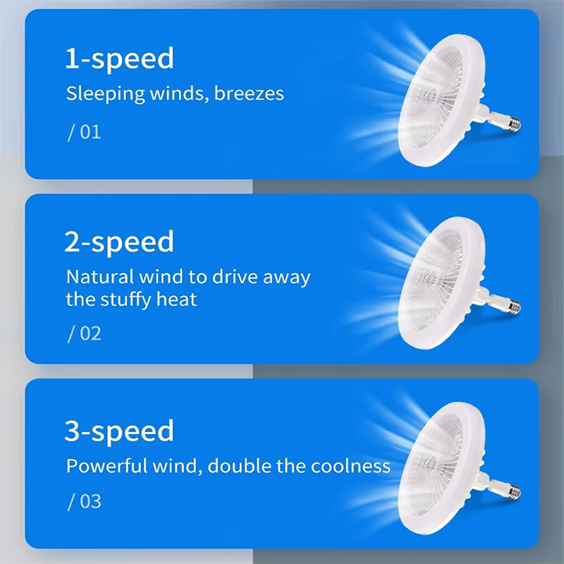 Luz de ventilador de aromaterapia 3 en 1, lámpara de ventilador de techo E27 de 30W, Control remoto, iluminación tricolor, luz LED de pared fija y Universal