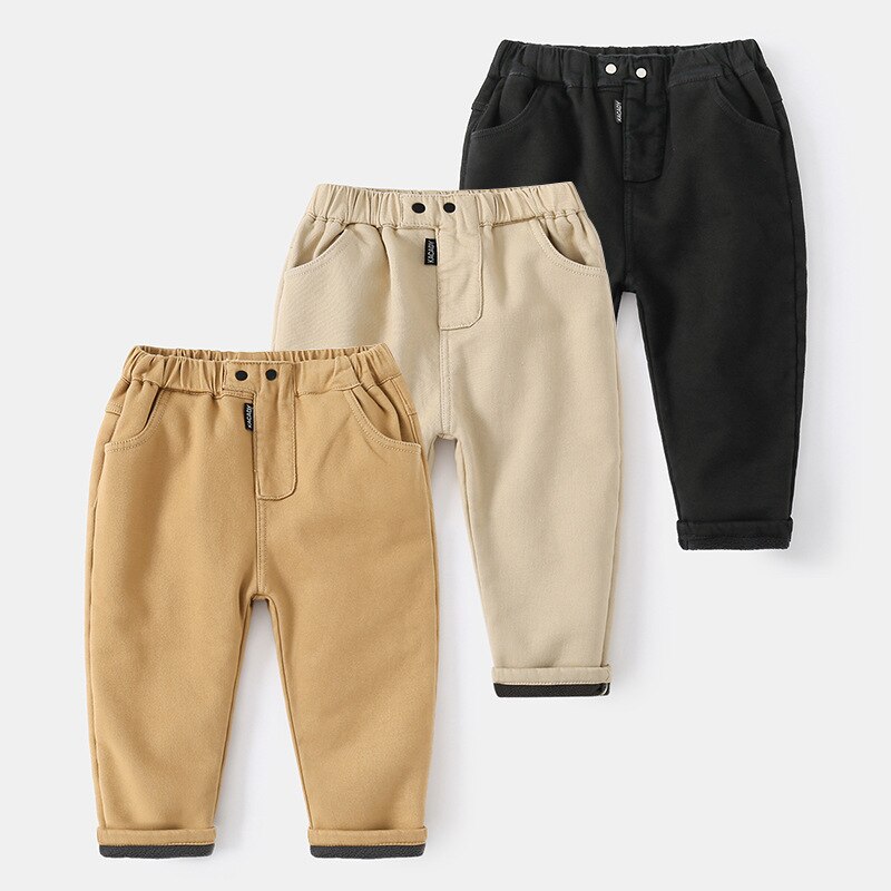 Chłopięce pluszowe spodnie zimowe dziecięce spodnie bawełniane zimowe koreańskie dziecięce ciepłe pluszowe spodnie dziecięce spodnie na co dzień pogrubione