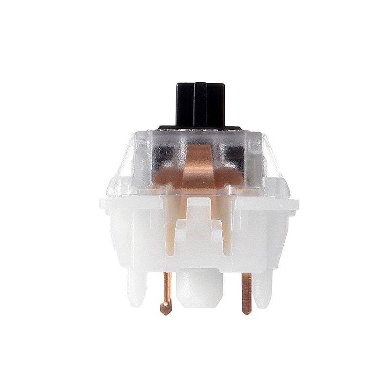 70PCS Pack 5 Pin Gateron Silent Black Switch Mechanical Switchs For Mechanical Gaming Keyboard DIY Parts Linear Touch Feeling