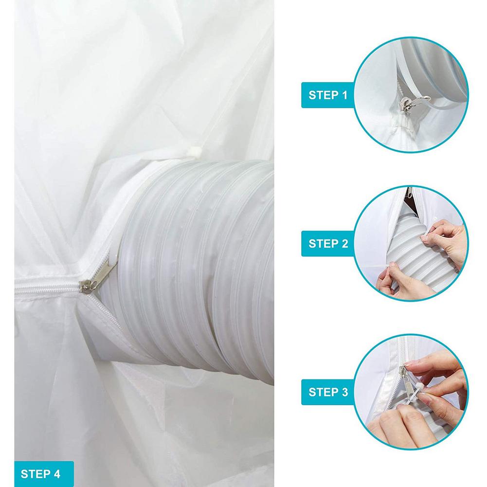 Window Air Lock Seal Doek Plaat Airconditioner Cover Soft Baffle Outlet Raam Afdichting Voor Alle Mobiele Airconditioning eenheden