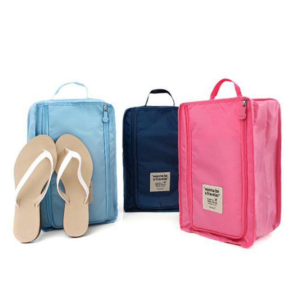 Neue Multifunktions Wasserdichte Schuhe Kleidung Tasche Bequem Reise Lagerung Tasche Nylon Tragbare Organizer Taschen Schuh Pouch Sortierung