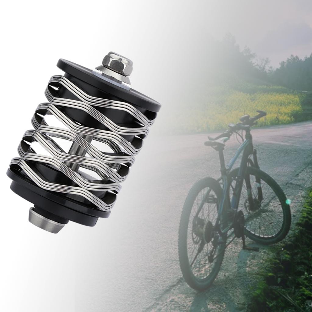 Stainless Steel Rear Shock Absorber Bike Damper for Folding Bike: Wave Silver 