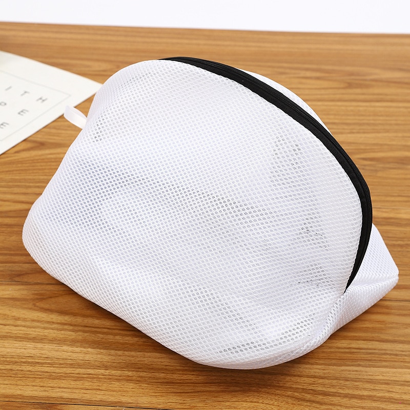 Bolsa de lavado acolchada, Protector de zapatos de lavandería de poliéster, amigable con la máquina, bolsa de secado, bolsas de red para zapatos