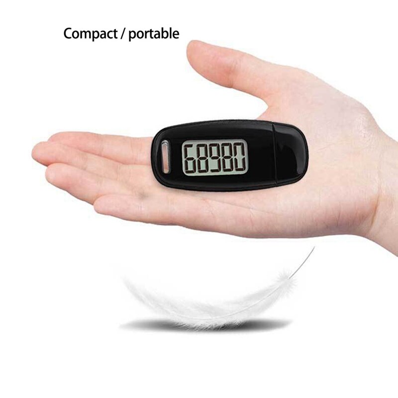 Simple Step Counter,Walking 3D Pedometer With Rechargeable Battery, Accurate Calorie Counter