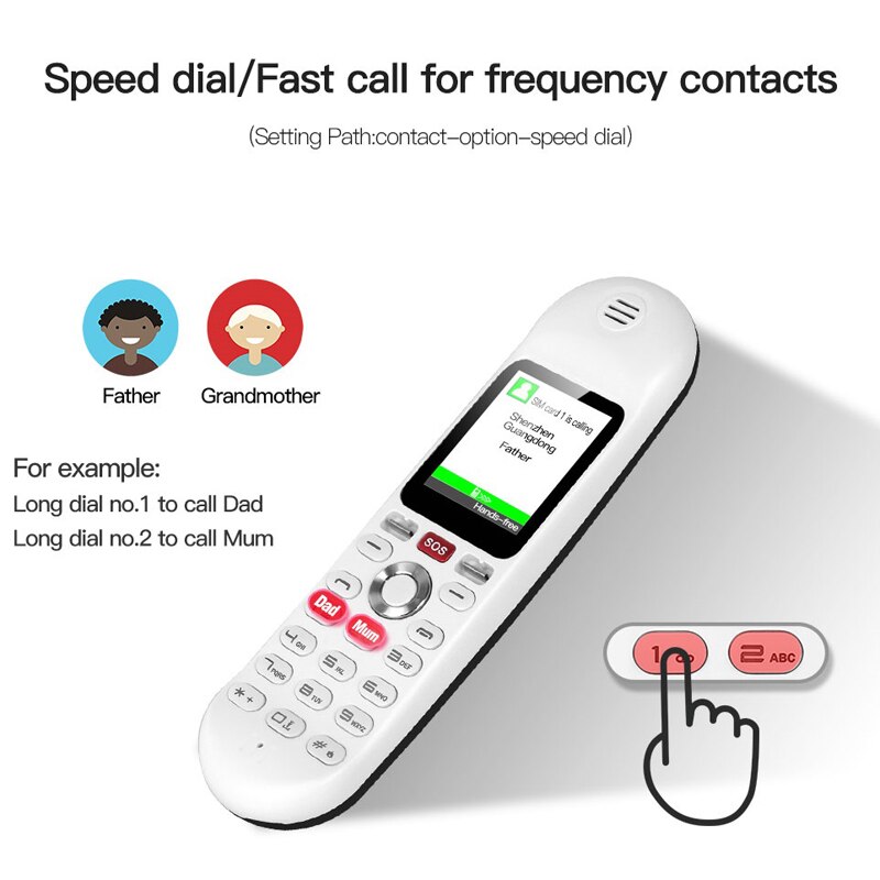 Speciale  bt 5.2 stereo luidspreker powerbank multifunctionele telefoon zwarte lijst sos noodoproep snelkeuze mobiele telefoon