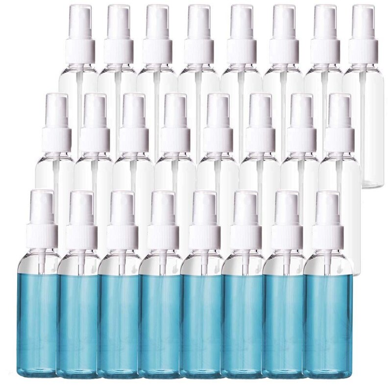 Lurrose 15-teiliges Set Mini-Sprühflaschen – 30 Ml, Nachfüllbar, Für Reise, Make-up, Parfüm (blau)